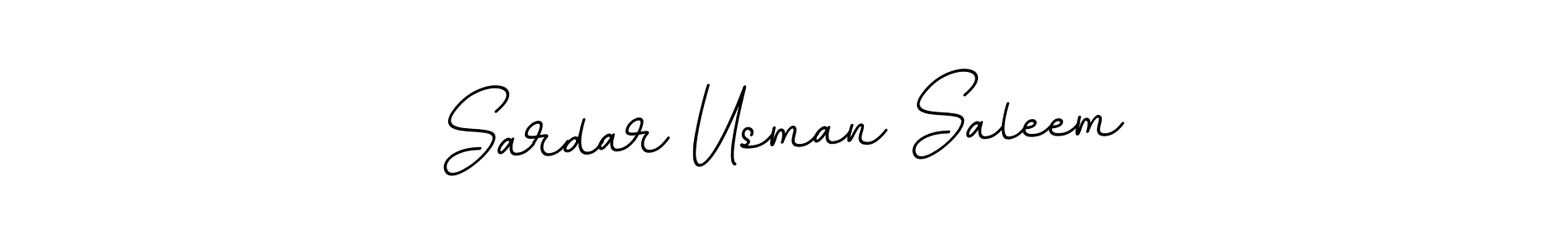 Use a signature maker to create a handwritten signature online. With this signature software, you can design (BallpointsItalic-DORy9) your own signature for name Sardar Usman Saleem. Sardar Usman Saleem signature style 11 images and pictures png