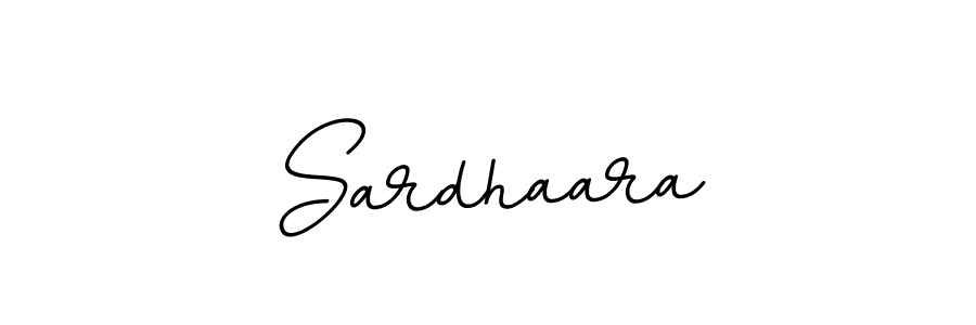 Sardhaara stylish signature style. Best Handwritten Sign (BallpointsItalic-DORy9) for my name. Handwritten Signature Collection Ideas for my name Sardhaara. Sardhaara signature style 11 images and pictures png