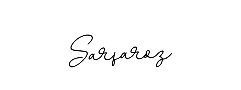 Make a beautiful signature design for name Sarfaroz. With this signature (BallpointsItalic-DORy9) style, you can create a handwritten signature for free. Sarfaroz signature style 11 images and pictures png