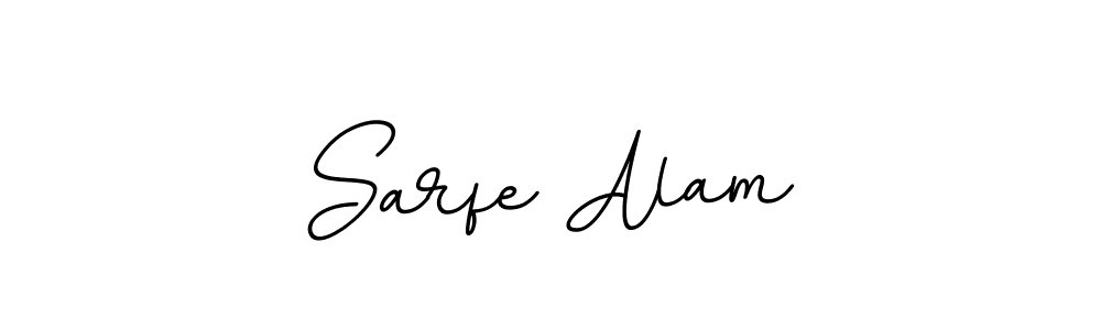 Design your own signature with our free online signature maker. With this signature software, you can create a handwritten (BallpointsItalic-DORy9) signature for name Sarfe Alam. Sarfe Alam signature style 11 images and pictures png