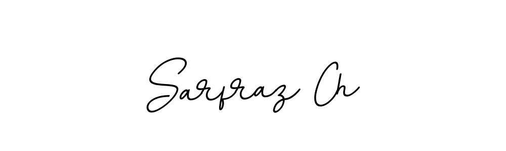 How to make Sarfraz Ch name signature. Use BallpointsItalic-DORy9 style for creating short signs online. This is the latest handwritten sign. Sarfraz Ch signature style 11 images and pictures png