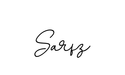 Sarfz stylish signature style. Best Handwritten Sign (BallpointsItalic-DORy9) for my name. Handwritten Signature Collection Ideas for my name Sarfz. Sarfz signature style 11 images and pictures png