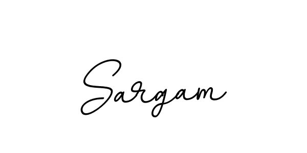 Use a signature maker to create a handwritten signature online. With this signature software, you can design (BallpointsItalic-DORy9) your own signature for name Sargam. Sargam signature style 11 images and pictures png