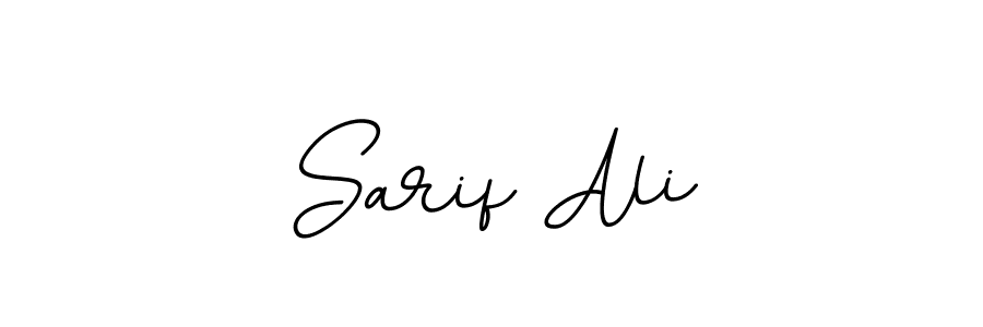 How to make Sarif Ali name signature. Use BallpointsItalic-DORy9 style for creating short signs online. This is the latest handwritten sign. Sarif Ali signature style 11 images and pictures png