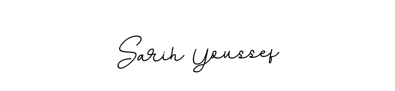 The best way (BallpointsItalic-DORy9) to make a short signature is to pick only two or three words in your name. The name Sarih Youssef include a total of six letters. For converting this name. Sarih Youssef signature style 11 images and pictures png