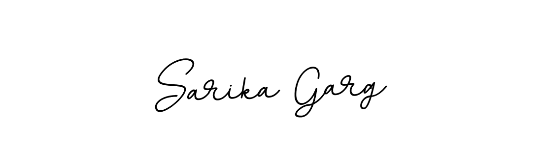 How to make Sarika Garg name signature. Use BallpointsItalic-DORy9 style for creating short signs online. This is the latest handwritten sign. Sarika Garg signature style 11 images and pictures png