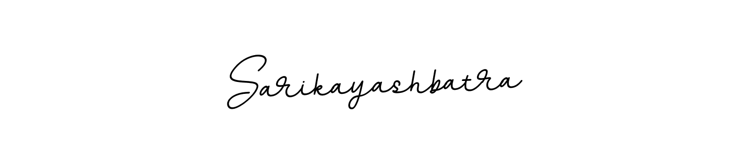 Also we have Sarikayashbatra name is the best signature style. Create professional handwritten signature collection using BallpointsItalic-DORy9 autograph style. Sarikayashbatra signature style 11 images and pictures png