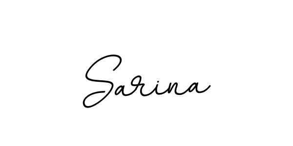 The best way (BallpointsItalic-DORy9) to make a short signature is to pick only two or three words in your name. The name Sarina include a total of six letters. For converting this name. Sarina signature style 11 images and pictures png