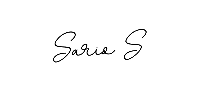 Also we have Sario S name is the best signature style. Create professional handwritten signature collection using BallpointsItalic-DORy9 autograph style. Sario S signature style 11 images and pictures png