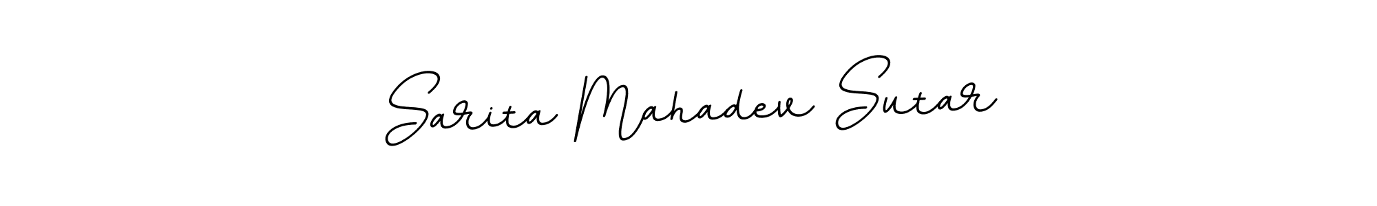 How to make Sarita Mahadev Sutar signature? BallpointsItalic-DORy9 is a professional autograph style. Create handwritten signature for Sarita Mahadev Sutar name. Sarita Mahadev Sutar signature style 11 images and pictures png