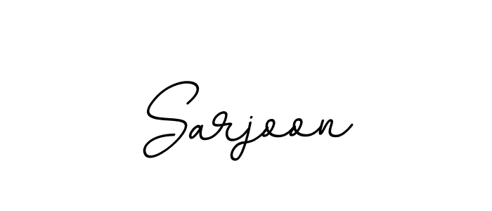Make a beautiful signature design for name Sarjoon. Use this online signature maker to create a handwritten signature for free. Sarjoon signature style 11 images and pictures png