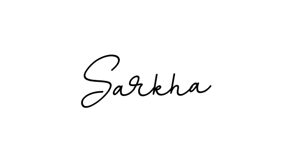 You should practise on your own different ways (BallpointsItalic-DORy9) to write your name (Sarkha) in signature. don't let someone else do it for you. Sarkha signature style 11 images and pictures png
