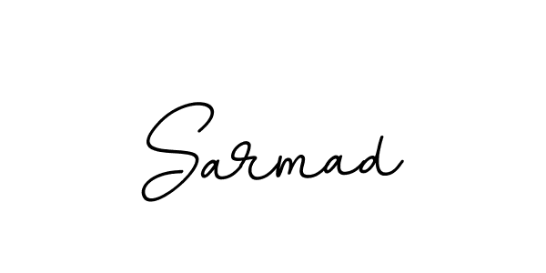 Sarmad stylish signature style. Best Handwritten Sign (BallpointsItalic-DORy9) for my name. Handwritten Signature Collection Ideas for my name Sarmad. Sarmad signature style 11 images and pictures png