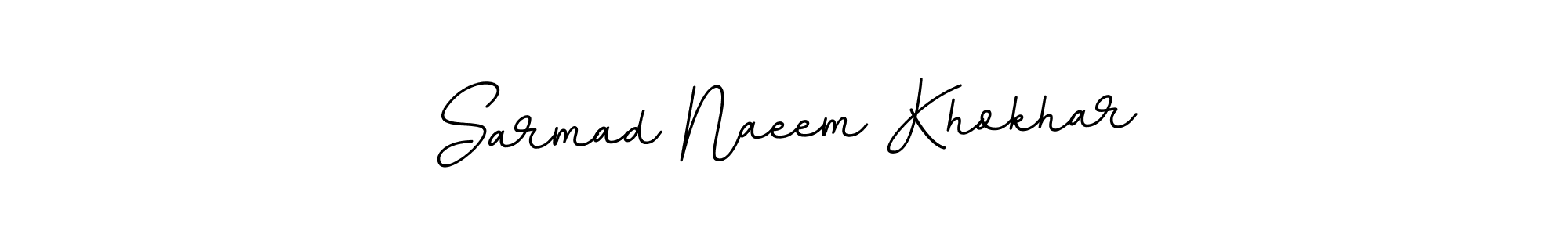 It looks lik you need a new signature style for name Sarmad Naeem Khokhar. Design unique handwritten (BallpointsItalic-DORy9) signature with our free signature maker in just a few clicks. Sarmad Naeem Khokhar signature style 11 images and pictures png