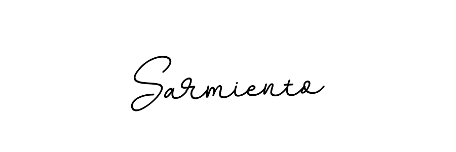 Use a signature maker to create a handwritten signature online. With this signature software, you can design (BallpointsItalic-DORy9) your own signature for name Sarmiento. Sarmiento signature style 11 images and pictures png