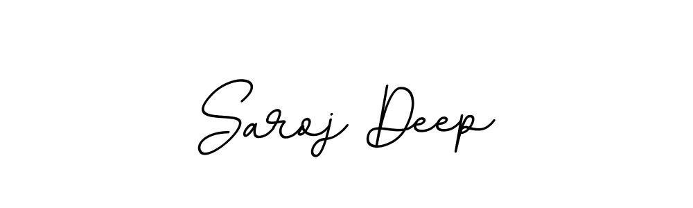 Create a beautiful signature design for name Saroj Deep. With this signature (BallpointsItalic-DORy9) fonts, you can make a handwritten signature for free. Saroj Deep signature style 11 images and pictures png