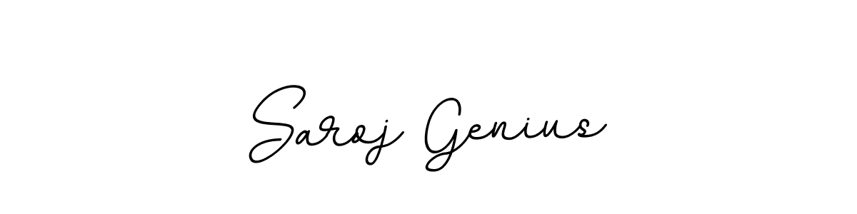 if you are searching for the best signature style for your name Saroj Genius. so please give up your signature search. here we have designed multiple signature styles  using BallpointsItalic-DORy9. Saroj Genius signature style 11 images and pictures png