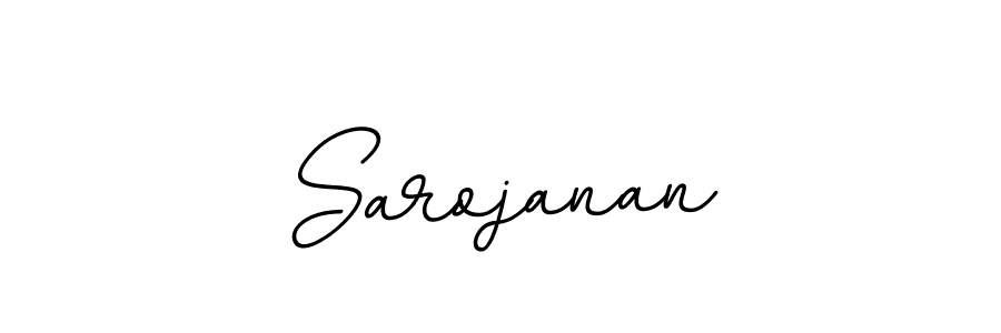 Create a beautiful signature design for name Sarojanan. With this signature (BallpointsItalic-DORy9) fonts, you can make a handwritten signature for free. Sarojanan signature style 11 images and pictures png