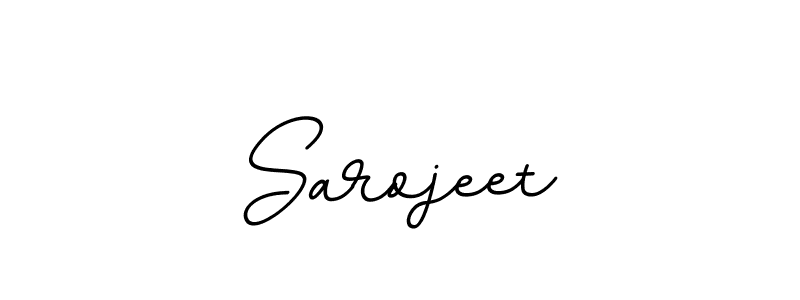 How to make Sarojeet name signature. Use BallpointsItalic-DORy9 style for creating short signs online. This is the latest handwritten sign. Sarojeet signature style 11 images and pictures png