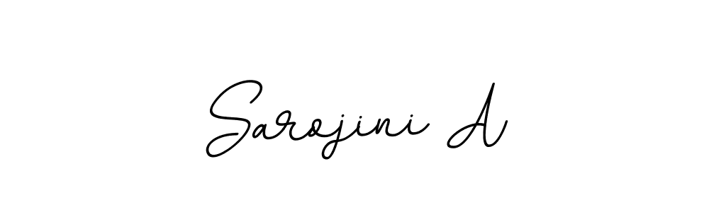 Also we have Sarojini A name is the best signature style. Create professional handwritten signature collection using BallpointsItalic-DORy9 autograph style. Sarojini A signature style 11 images and pictures png