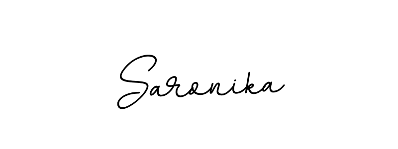 Saronika stylish signature style. Best Handwritten Sign (BallpointsItalic-DORy9) for my name. Handwritten Signature Collection Ideas for my name Saronika. Saronika signature style 11 images and pictures png