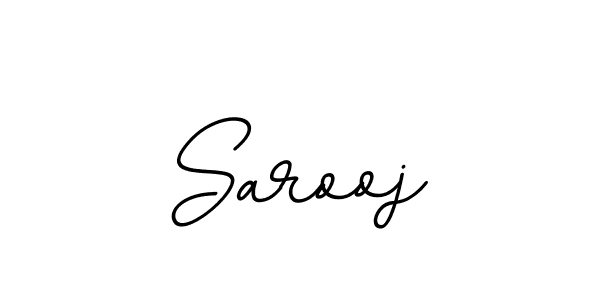 How to make Sarooj name signature. Use BallpointsItalic-DORy9 style for creating short signs online. This is the latest handwritten sign. Sarooj signature style 11 images and pictures png