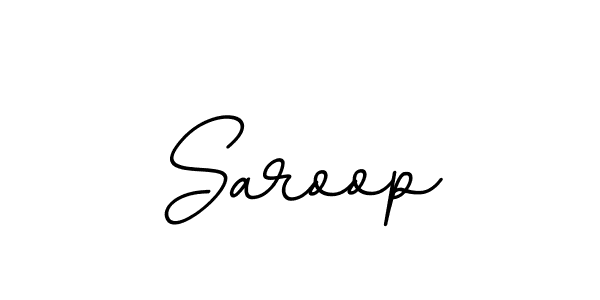 Design your own signature with our free online signature maker. With this signature software, you can create a handwritten (BallpointsItalic-DORy9) signature for name Saroop. Saroop signature style 11 images and pictures png