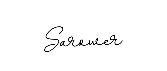Use a signature maker to create a handwritten signature online. With this signature software, you can design (BallpointsItalic-DORy9) your own signature for name Sarower. Sarower signature style 11 images and pictures png