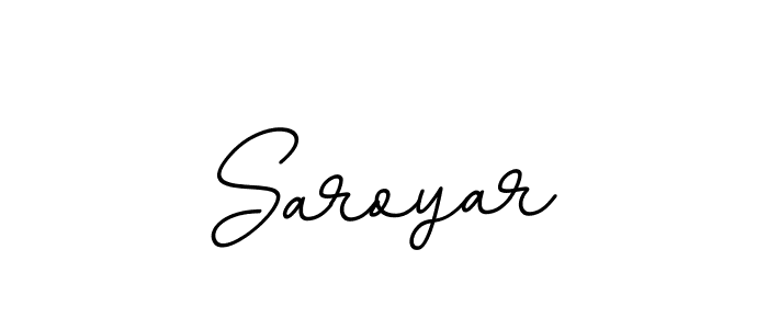 Create a beautiful signature design for name Saroyar. With this signature (BallpointsItalic-DORy9) fonts, you can make a handwritten signature for free. Saroyar signature style 11 images and pictures png