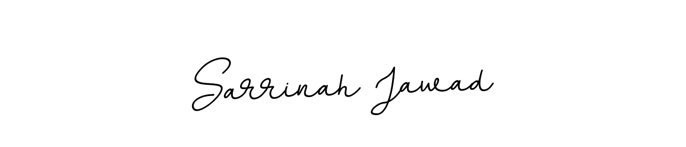 Sarrinah Jawad stylish signature style. Best Handwritten Sign (BallpointsItalic-DORy9) for my name. Handwritten Signature Collection Ideas for my name Sarrinah Jawad. Sarrinah Jawad signature style 11 images and pictures png