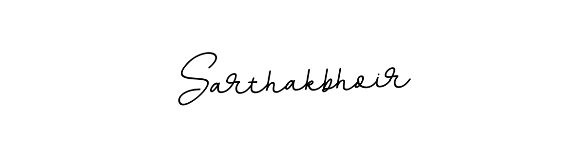 Design your own signature with our free online signature maker. With this signature software, you can create a handwritten (BallpointsItalic-DORy9) signature for name Sarthakbhoir. Sarthakbhoir signature style 11 images and pictures png
