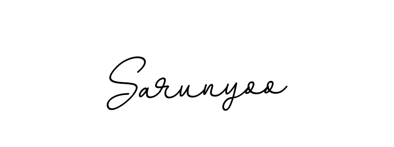 The best way (BallpointsItalic-DORy9) to make a short signature is to pick only two or three words in your name. The name Sarunyoo include a total of six letters. For converting this name. Sarunyoo signature style 11 images and pictures png