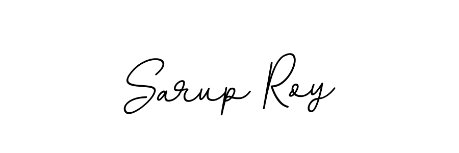 Make a beautiful signature design for name Sarup Roy. With this signature (BallpointsItalic-DORy9) style, you can create a handwritten signature for free. Sarup Roy signature style 11 images and pictures png