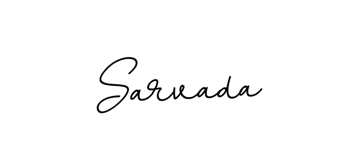 Use a signature maker to create a handwritten signature online. With this signature software, you can design (BallpointsItalic-DORy9) your own signature for name Sarvada. Sarvada signature style 11 images and pictures png