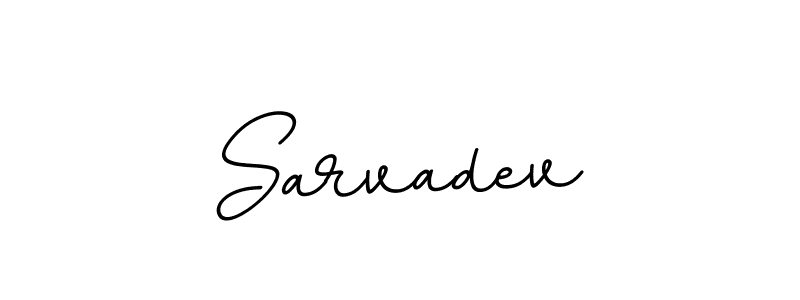 Make a beautiful signature design for name Sarvadev. With this signature (BallpointsItalic-DORy9) style, you can create a handwritten signature for free. Sarvadev signature style 11 images and pictures png