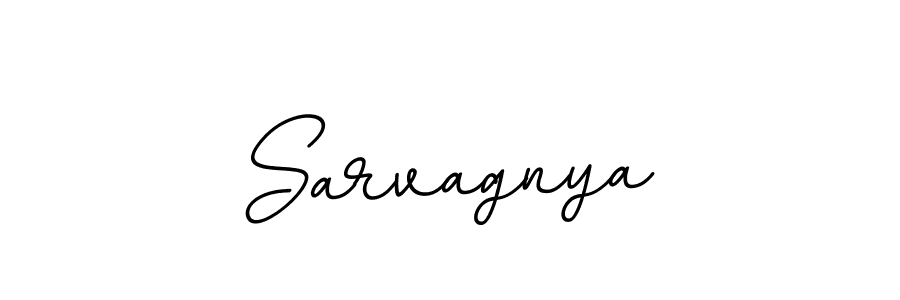 Create a beautiful signature design for name Sarvagnya. With this signature (BallpointsItalic-DORy9) fonts, you can make a handwritten signature for free. Sarvagnya signature style 11 images and pictures png