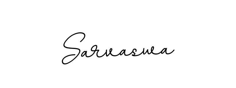 Make a beautiful signature design for name Sarvaswa. With this signature (BallpointsItalic-DORy9) style, you can create a handwritten signature for free. Sarvaswa signature style 11 images and pictures png