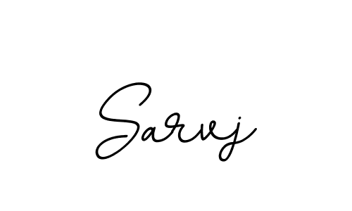 Make a beautiful signature design for name Sarvj. Use this online signature maker to create a handwritten signature for free. Sarvj signature style 11 images and pictures png