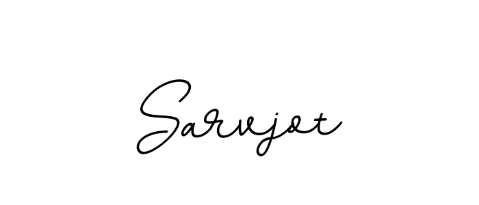 Make a beautiful signature design for name Sarvjot. With this signature (BallpointsItalic-DORy9) style, you can create a handwritten signature for free. Sarvjot signature style 11 images and pictures png
