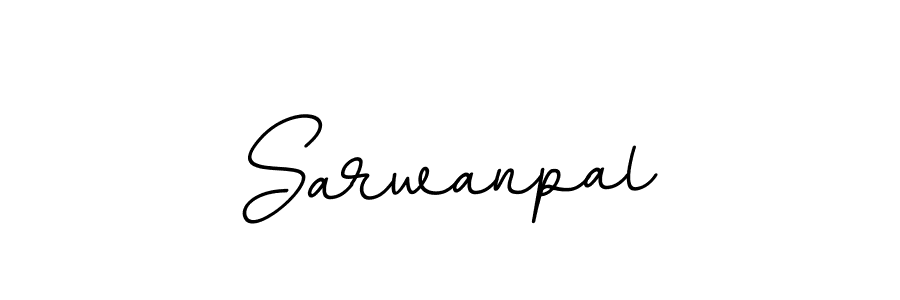 Create a beautiful signature design for name Sarwanpal. With this signature (BallpointsItalic-DORy9) fonts, you can make a handwritten signature for free. Sarwanpal signature style 11 images and pictures png