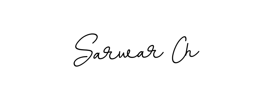 Make a beautiful signature design for name Sarwar Ch. With this signature (BallpointsItalic-DORy9) style, you can create a handwritten signature for free. Sarwar Ch signature style 11 images and pictures png