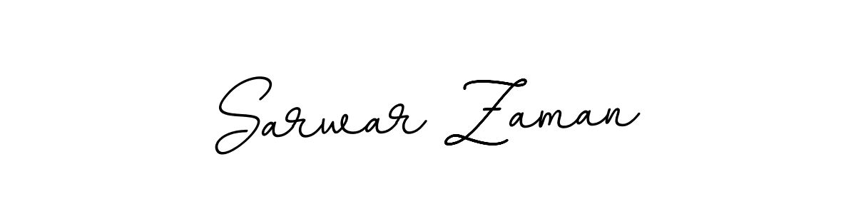 Make a beautiful signature design for name Sarwar Zaman. With this signature (BallpointsItalic-DORy9) style, you can create a handwritten signature for free. Sarwar Zaman signature style 11 images and pictures png