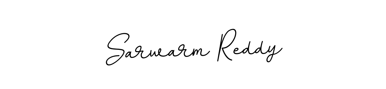 Make a beautiful signature design for name Sarwarm Reddy. Use this online signature maker to create a handwritten signature for free. Sarwarm Reddy signature style 11 images and pictures png
