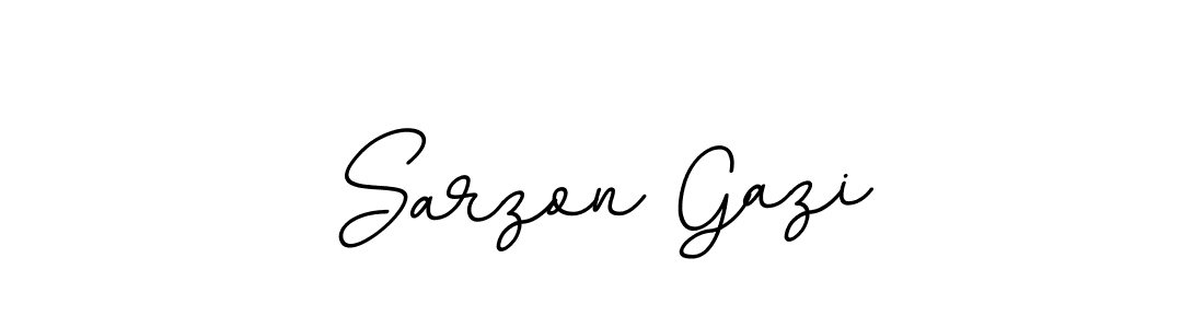 BallpointsItalic-DORy9 is a professional signature style that is perfect for those who want to add a touch of class to their signature. It is also a great choice for those who want to make their signature more unique. Get Sarzon Gazi name to fancy signature for free. Sarzon Gazi signature style 11 images and pictures png