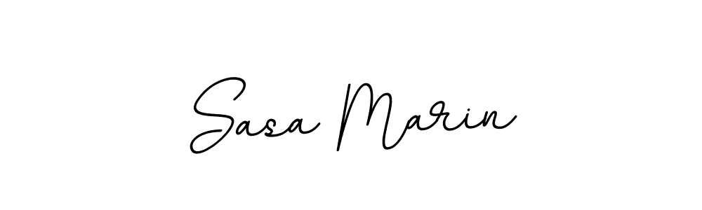 Create a beautiful signature design for name Sasa Marin. With this signature (BallpointsItalic-DORy9) fonts, you can make a handwritten signature for free. Sasa Marin signature style 11 images and pictures png