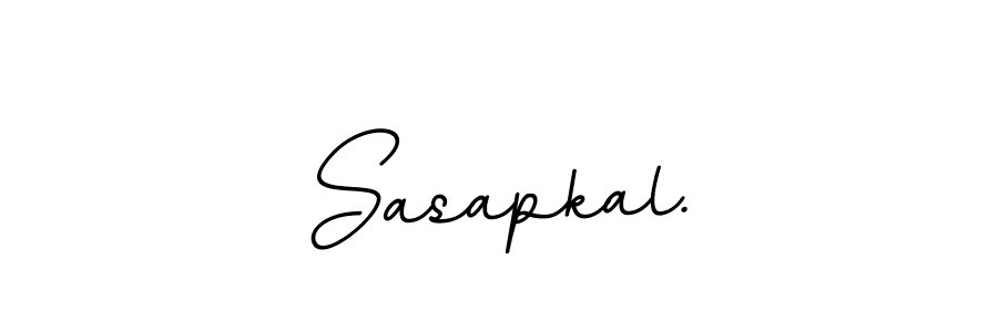 The best way (BallpointsItalic-DORy9) to make a short signature is to pick only two or three words in your name. The name Sasapkal. include a total of six letters. For converting this name. Sasapkal. signature style 11 images and pictures png