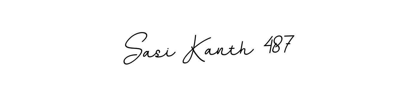 How to make Sasi Kanth 487 name signature. Use BallpointsItalic-DORy9 style for creating short signs online. This is the latest handwritten sign. Sasi Kanth 487 signature style 11 images and pictures png