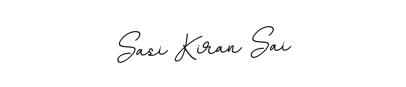 Create a beautiful signature design for name Sasi Kiran Sai. With this signature (BallpointsItalic-DORy9) fonts, you can make a handwritten signature for free. Sasi Kiran Sai signature style 11 images and pictures png