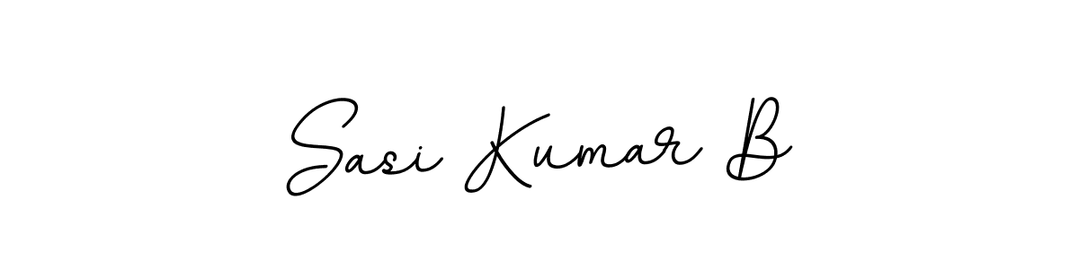Design your own signature with our free online signature maker. With this signature software, you can create a handwritten (BallpointsItalic-DORy9) signature for name Sasi Kumar B. Sasi Kumar B signature style 11 images and pictures png