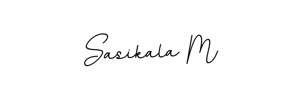 Make a beautiful signature design for name Sasikala M. Use this online signature maker to create a handwritten signature for free. Sasikala M signature style 11 images and pictures png